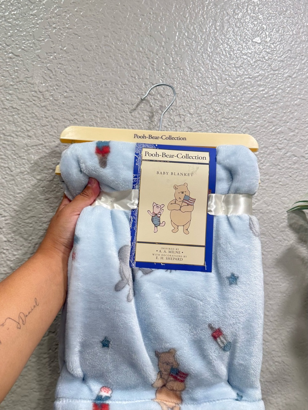 Soft Plush Baby Blanket - Light Blue